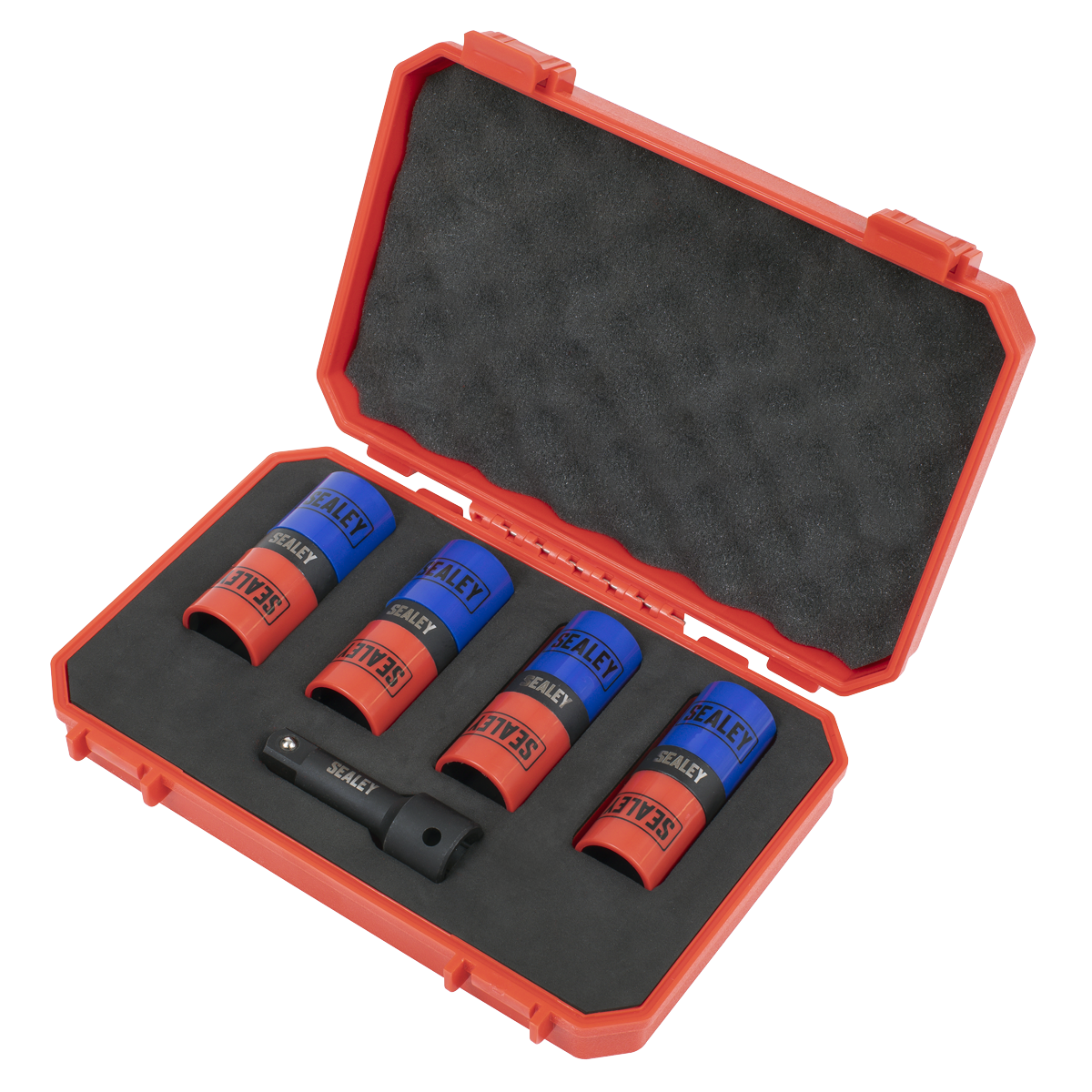 Double Ended Alloy Wheel Impact Socket Set 1/2"Sq Drive 5pc