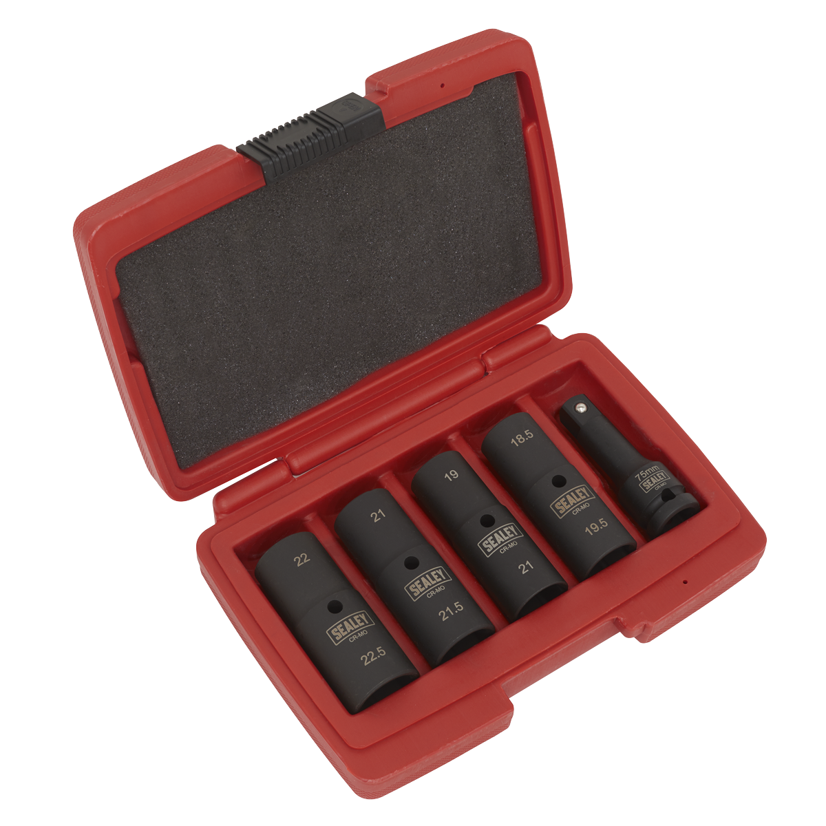 Double Ended Impact Socket Set 1/2"Sq Drive 5pc