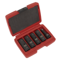Double Ended Impact Socket Set 1/2"Sq Drive 5pc