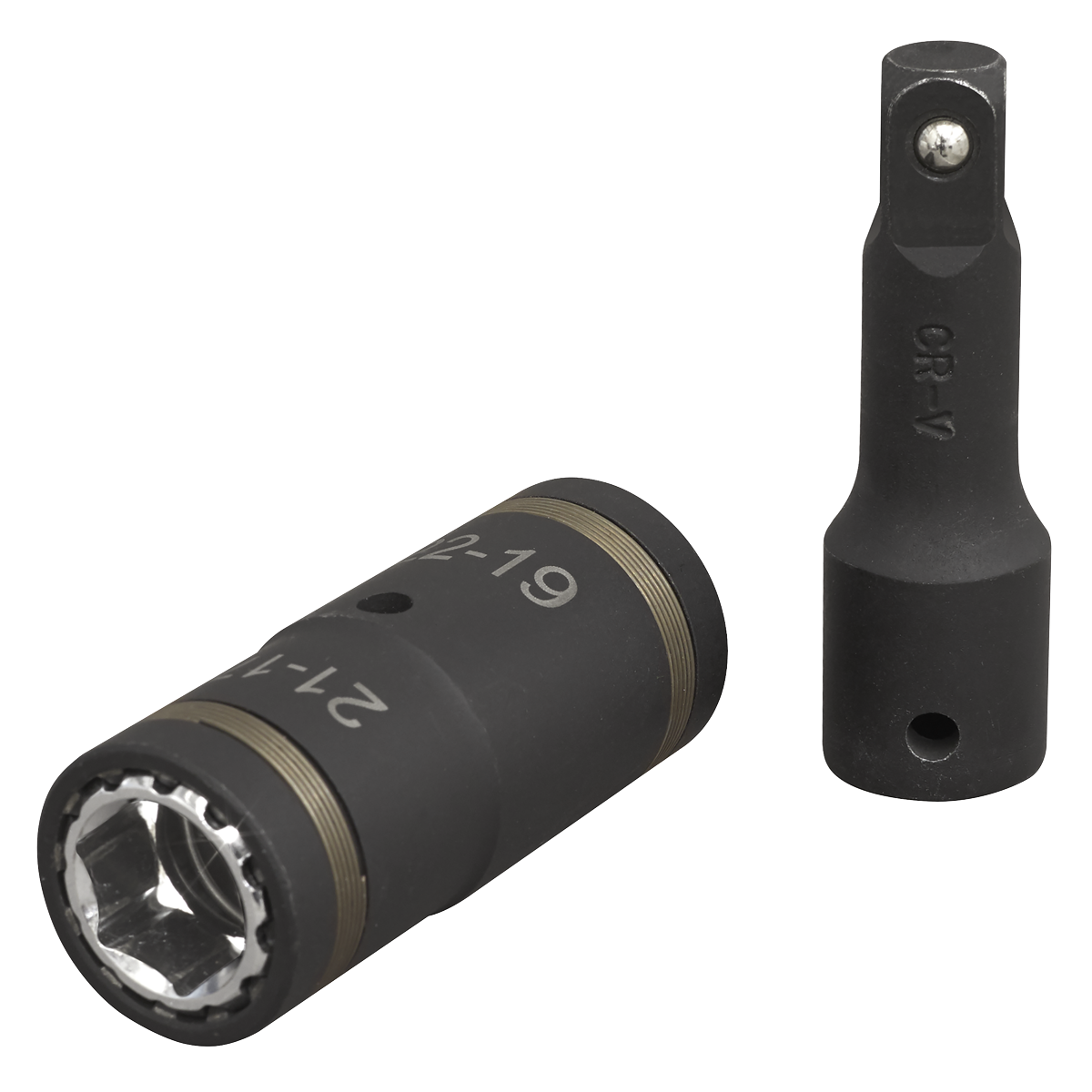 4-in-1 Impact Socket Set 1/2"Sq Drive 2pc