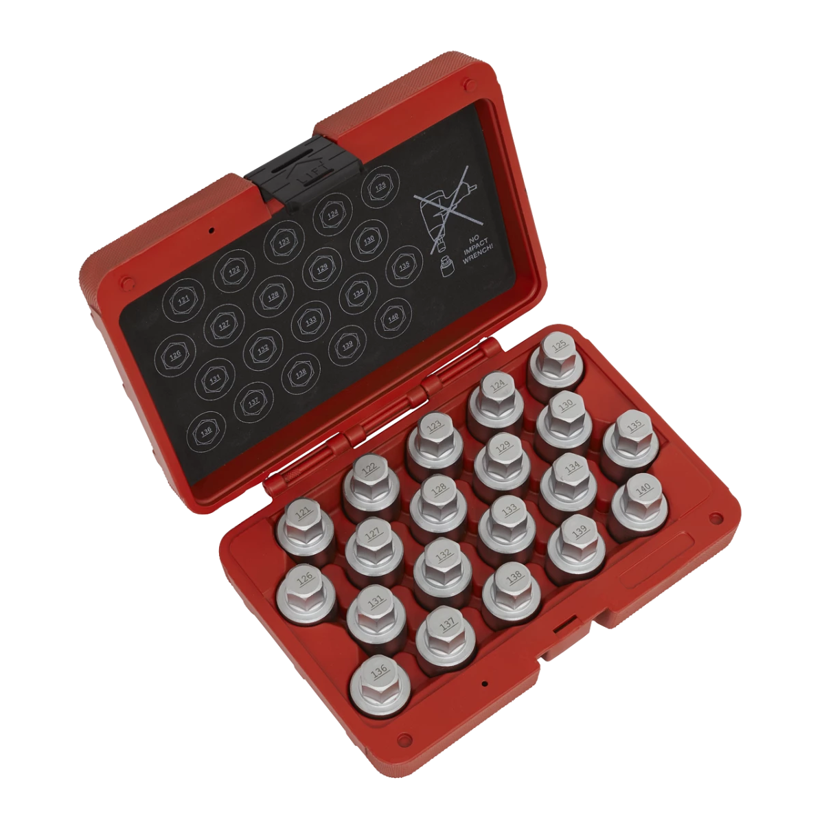 Locking Wheel Nut Key Set 20pc - Vauxhall-B