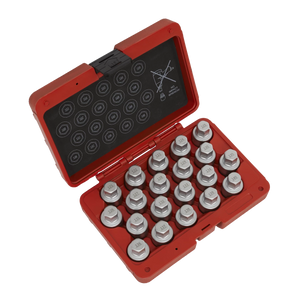 Locking Wheel Nut Key Set 20pc - Vauxhall-B