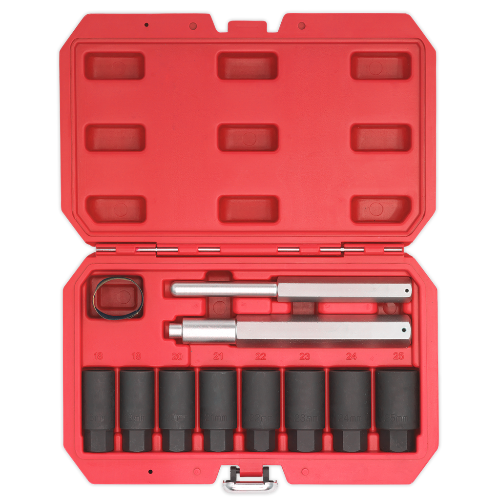 Locking Wheel Nut Removal Set 10pc