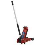 Sealey 3 Tonne Standard Chassis Trolley Jack - Red - A