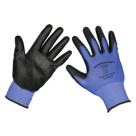 Sealey Lightweight Precision Grip Gloves 12 Pack - A