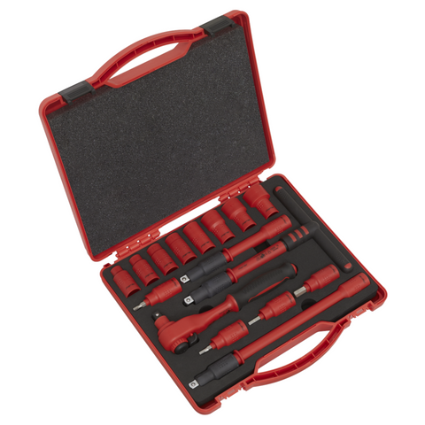Sealey 16pc 3/8"Sq Drive Insulated Socket Set - VDE Approved - B