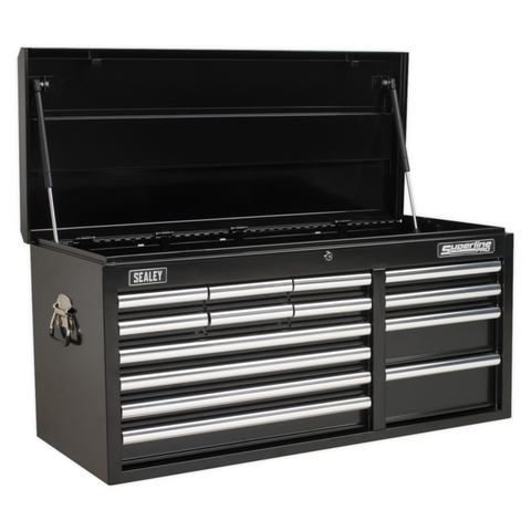 Sealey 26 Drawer Topchest & Rollcab Tool Box Combination - Black