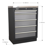 Sealey 5 Drawer Modular Floor Cabinet 680mm - C