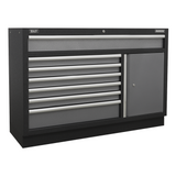 Sealey Modular 7 Drawer Floor Cabinet 1360mm - D