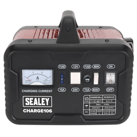 Sealey Battery Charger 8A 12/24V - A