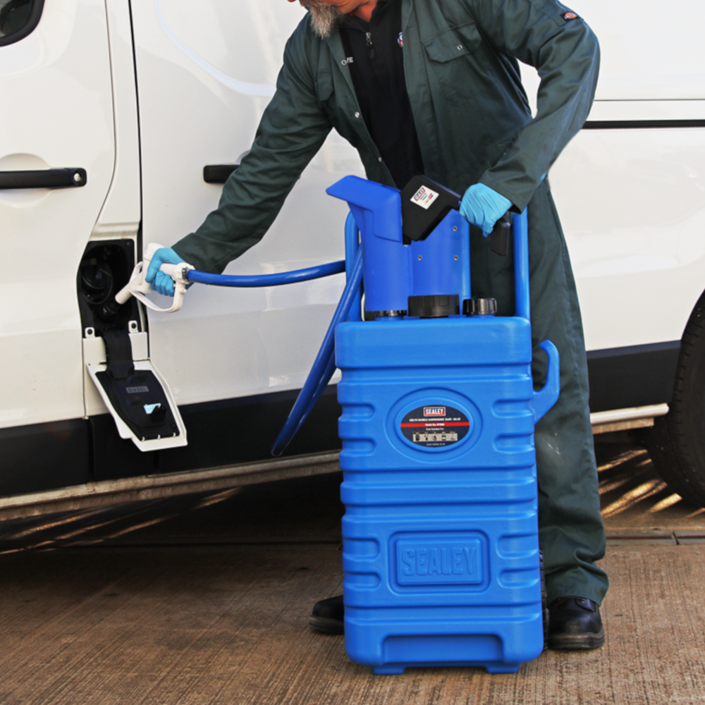 Sealey DT55BCOMBO1 Portable Mobile 55 Litre AdBlue Dispenser Pump Blue