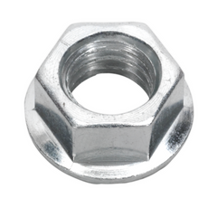 Sealey FN10 Zinc Plated M10 Serrated Flange Nut DIN 6923 100 Pack
