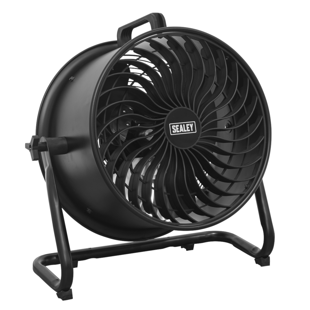 Sealey HVD16 16" 3 Speed Industrial High Velocity Portable Air Cooling Circulating Drum Fan 230V