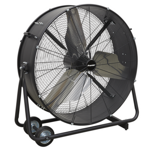 Sealey HVD36P 36" 2 Speed Industrial High Velocity Portable Air Cooling Drum Fan 410W 230V