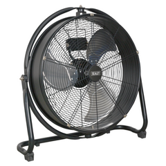 Sealey HVF20S 20" 3 Speed Industrial High Velocity Portable Air Cooling Orbital Drum Fan 170W 230V