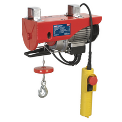 Sealey PH250 Electric Power Hoist 250kg with Support Brackets 500W 230V