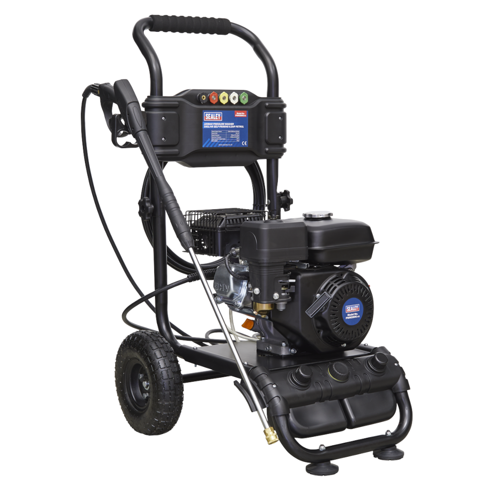 Sealey PWM2500 220bar Petrol Pressure Washer 220bar 540L/hr 6.5hp