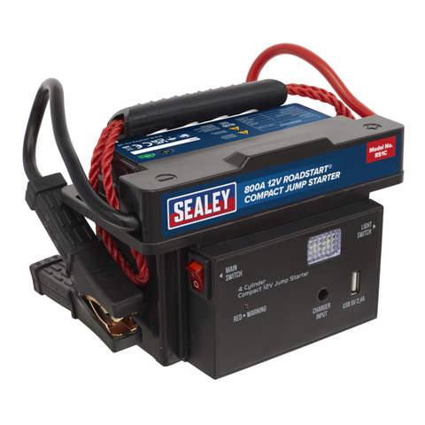 Sealey RoadStart Compact Jump Starter 900A 12V - A