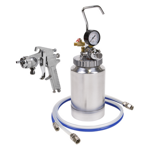 Sealey SSG1P Pressure Pot System with Spray Gun & Hoses 1.8mm Set Up