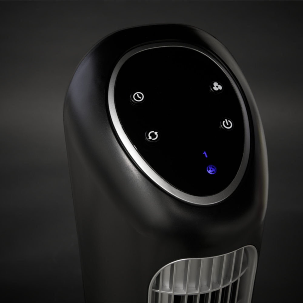 Sealey STF43Q 43" 5 Speed Quiet High Performance Portable Oscillating Air Cooling Tower Fan 230V