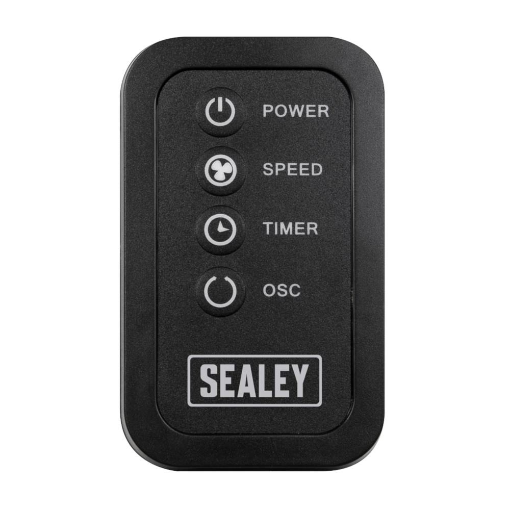 Sealey STF43Q 43" 5 Speed Quiet High Performance Portable Oscillating Air Cooling Tower Fan 230V