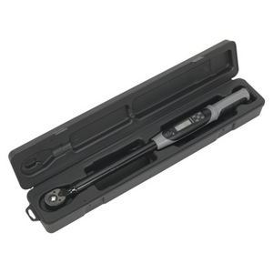 Sealey STW306B 1/2in Sq Drive Digital Torque Wrench with Angle Function 20-200Nm Black Series