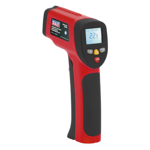 Sealey Infrared Twin-Spot Laser Digital Thermometer 12:1 - A