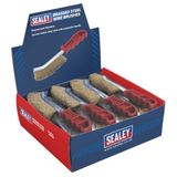 Sealey General-Purpose Wire Brush 250mm 24 Pack - A