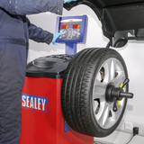 Sealey Semi-Automatic Wheel Balancer - B