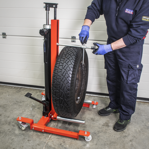 Sealey Wheel Removal Trolley with Quick Lift 80kg - B