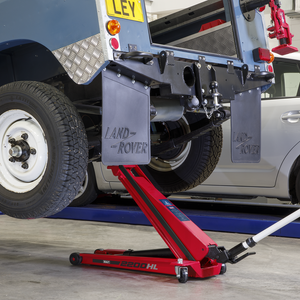 Sealey 2200HL 2 Tonne High Lift Low Profile Garage Workshop Trolley Jack Red