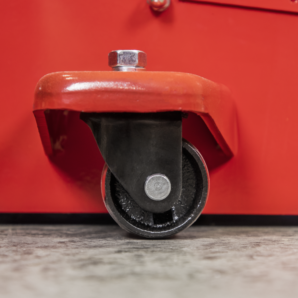 Sealey 3000HLC 3 Tonne Long Reach High Lift Garage Commercial Vehicle Trolley Jack Red
