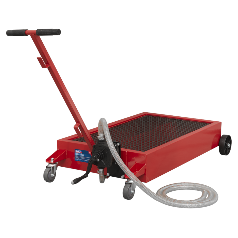 Sealey AK467DXP Low Level Oil Fluid Drainer 75 Litre with Rotary Pump