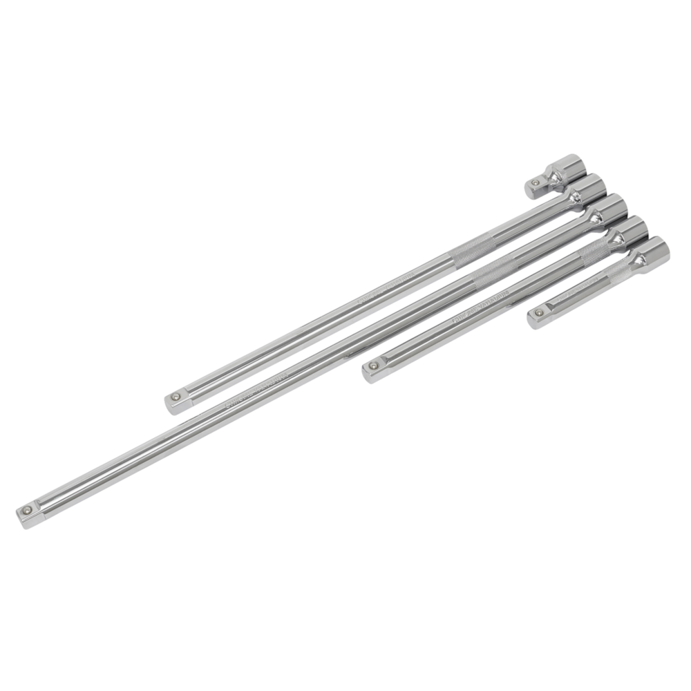 Sealey AK6351 Extensions Bar Set, 1/2" Sq. Drive, 5 Piece