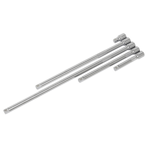 Sealey AK6351 Extensions Bar Set, 1/2" Sq. Drive, 5 Piece
