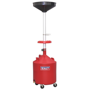 Sealey AK80D Mobile Oil Fluid Drainer 80 Litre Gravity Discharge