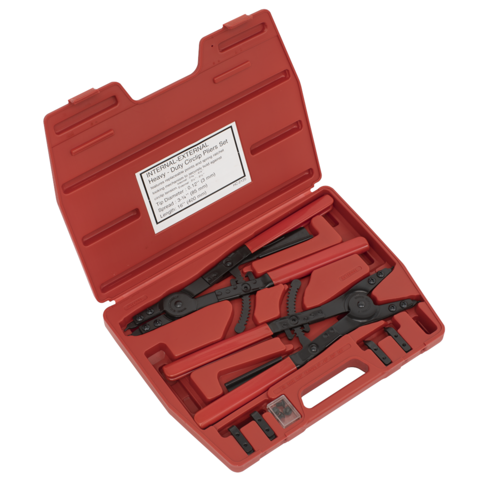 Sealey AK8501 400mm Heavy Duty Circlip Plier Set