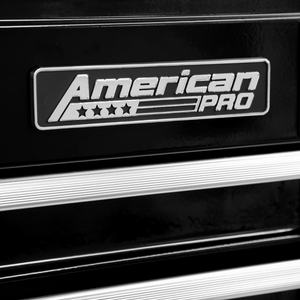 Sealey AP225B American Pro 5 Drawer Top Tool Chest Storage Box with Ball-Bearing Slides Black