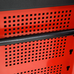 Sealey AP2403 Premier 6 Drawer Top Tool Chest Storage Box with Ball Bearing Slides Red Black