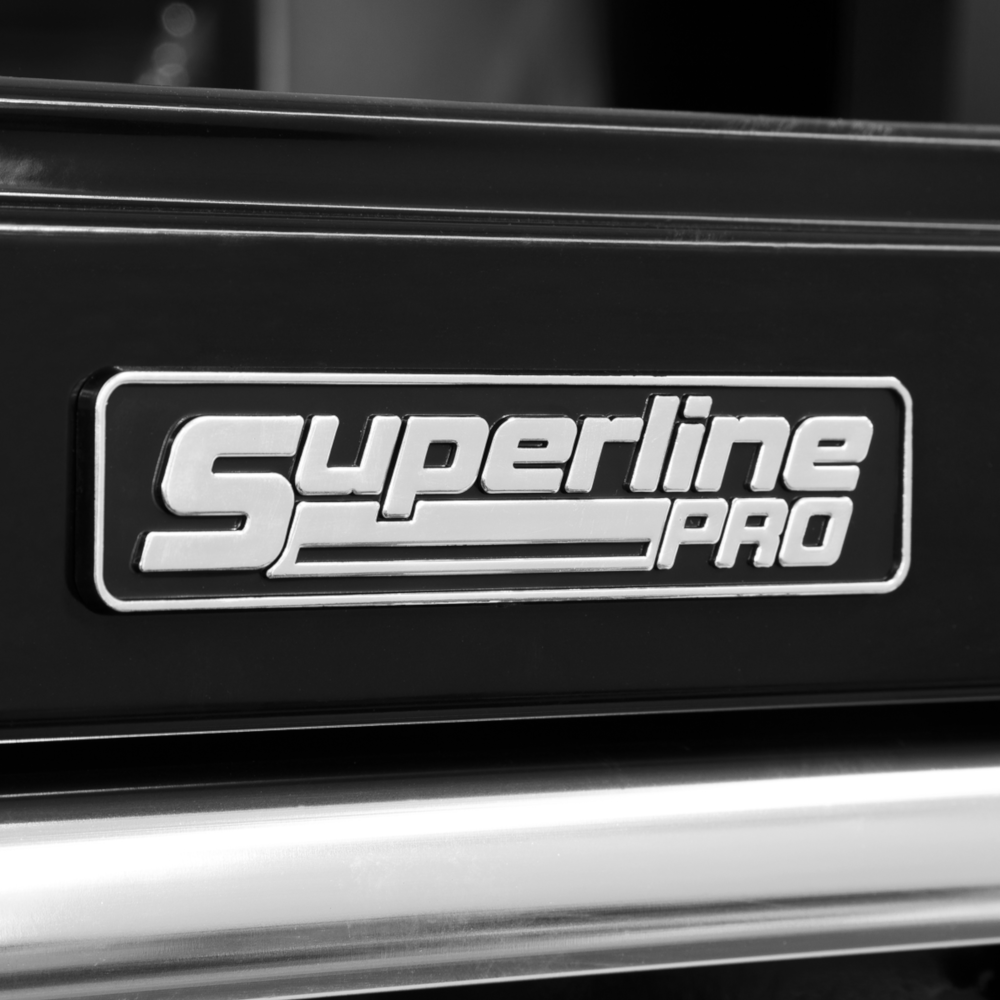 Sealey AP33059B Superline Pro 5 Drawer Top Tool Chest Storage Box with Ball Bearing Slides Black