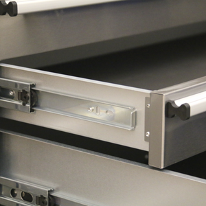 Sealey AP7210SS Premier 10 Drawer Mobile Tool Cabinet Storage Box &amp; Cupboard with Ball Bearing Slides Stainless Steel