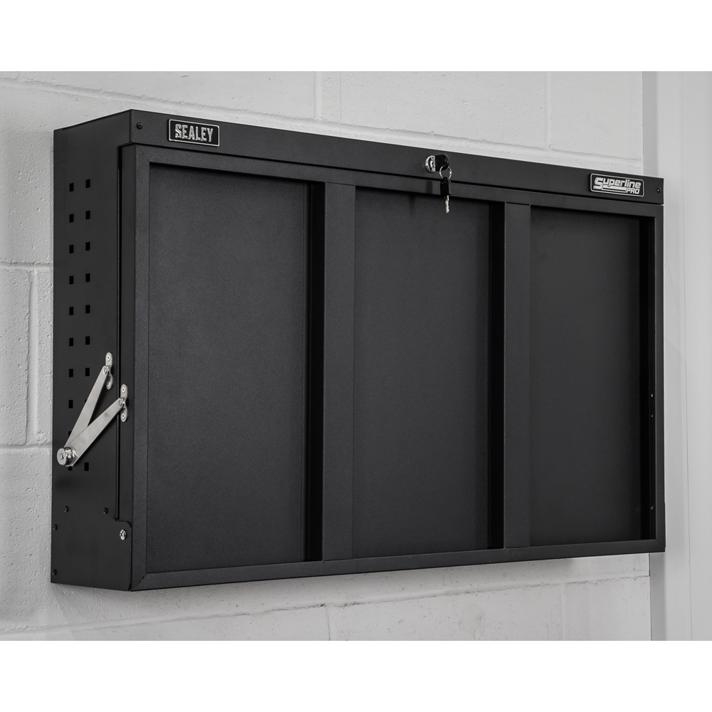 Sealey APWMW01 Wall Mounted Steel Folding Garage Workshop Workbench 900mm
