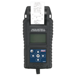 Sealey BT2015 Digital Start/Stop Car Van Vehicle Battery and Alternator Workshop Garage Tester 6/12/24V