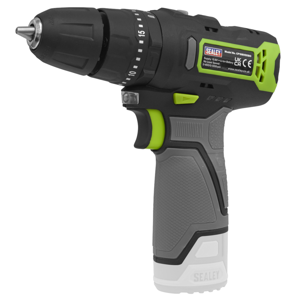 Sealey CP108VDDBO SV10.8 Series Cordless Combi Drill 10.8V, 10mm Chuck, Body Only