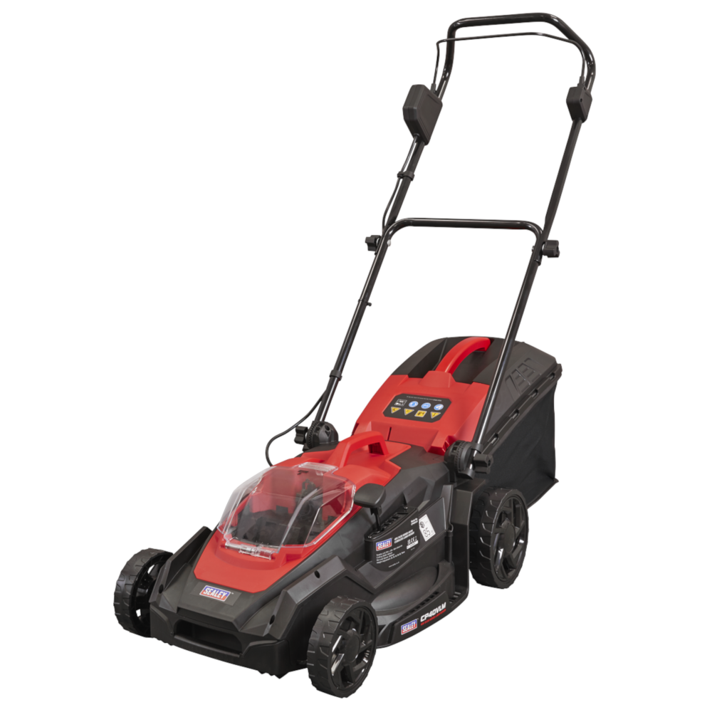 Sealey CP40VLM SV20 Series Cordless Lawnmower Grass Cutter 40V, 400mm Cutting Width, Body Only