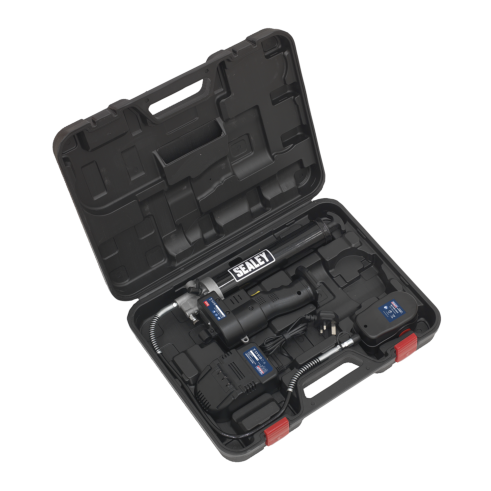 Sealey CPG18V Professional Cordless Grease Lubrication Gun 18V
