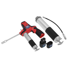Sealey CPG8V Professional Cordless Grease Lubrication Gun 8V with 1 x 2.0Ah Battery