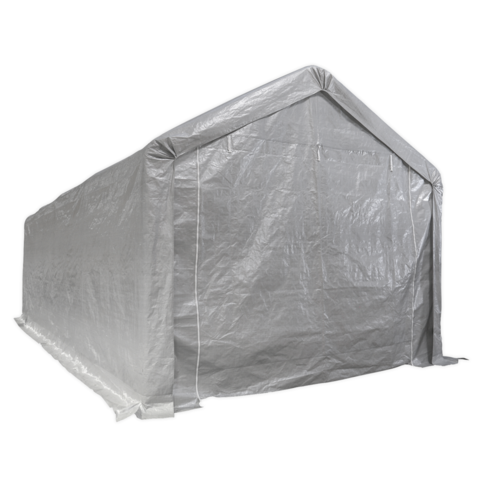 Sealey CPS02 Heavy Duty Vehicle Car Port Outdoor Shelter Tarpaulin Cover 3.3 x 7.5 x 2.9m