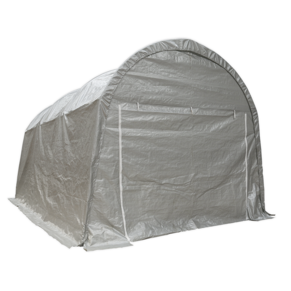 Sealey CPS03 Heavy Duty Domed Roof Car Port Outdoor Shelter Tarpaulin Cover 4.0 x 6.0 x 3.1m