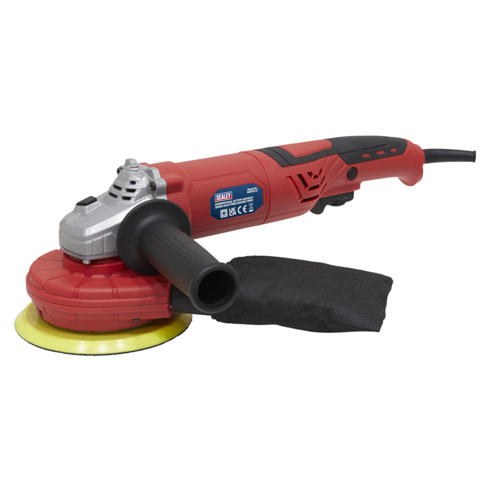 Sealey DAS151 Random Orbital Dual Action Dust-Free Sander, 150mm, 750W 230V